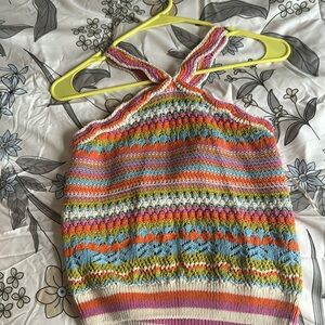 ZARA WOMENS COLORFUL TOP